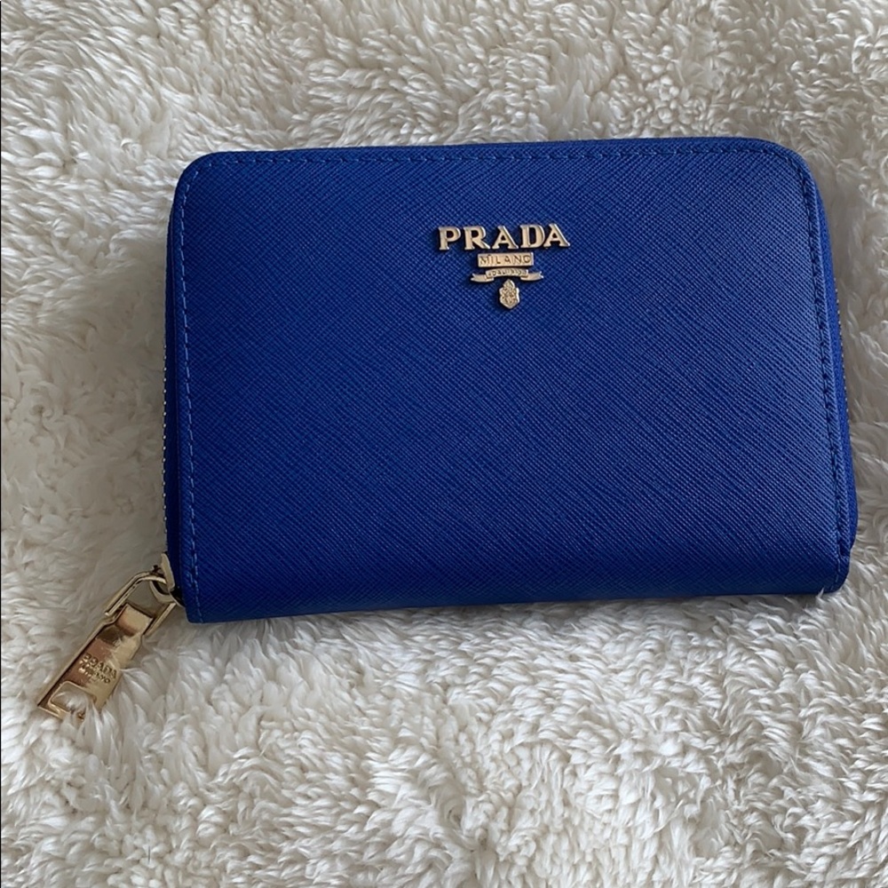 Cobalt blue wallet